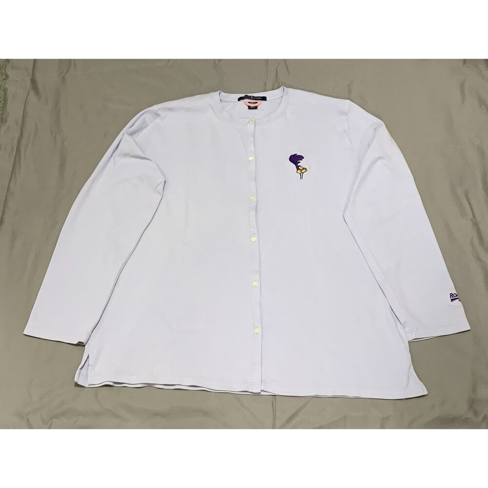 Vintage Lavender Road Runner High Speed Online Promo Knit Cardigan 2XL